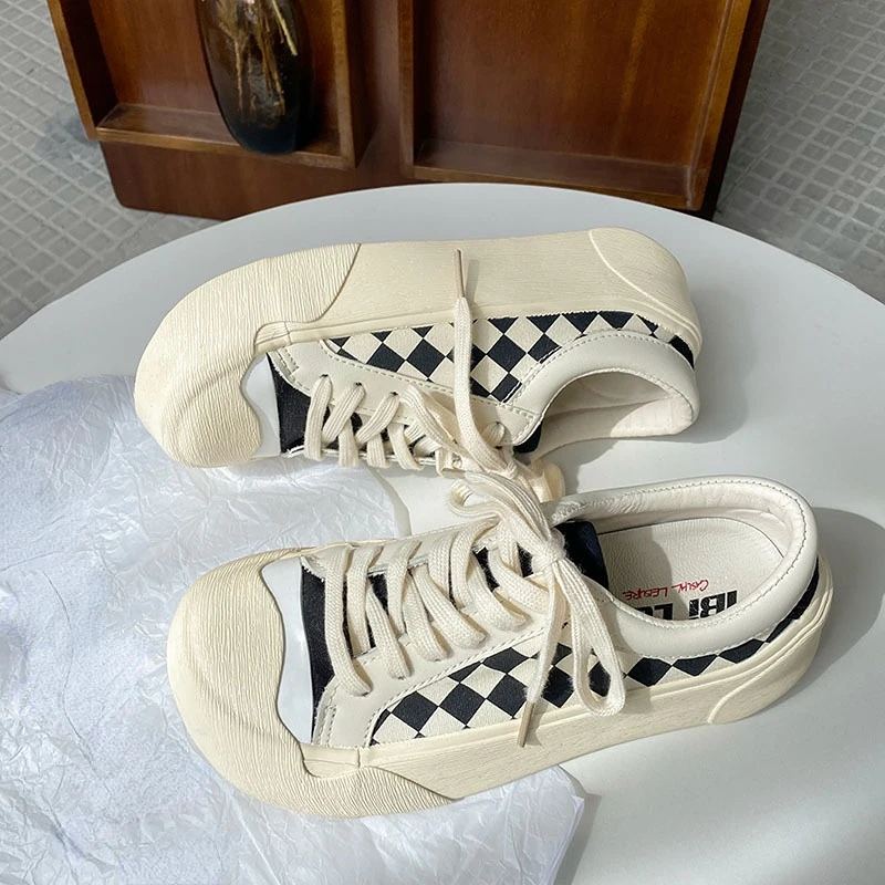 

Кеды женские с круглым носком, холщовые кроссовки, на шнуровке, Вулканизированная подошва, повседневная спортивная удобная обувь для бега