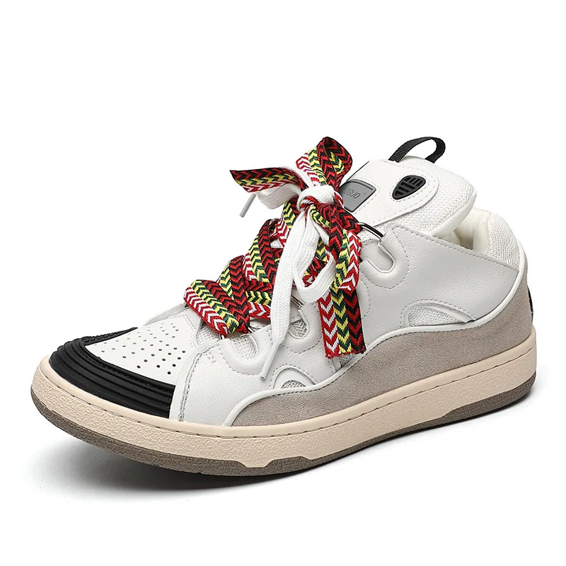 

Новинка весна-осень мужские туфли для тренировок с закрытым носком с перекрестными ремешками повседневные нишевые дизайнерские спортивны...