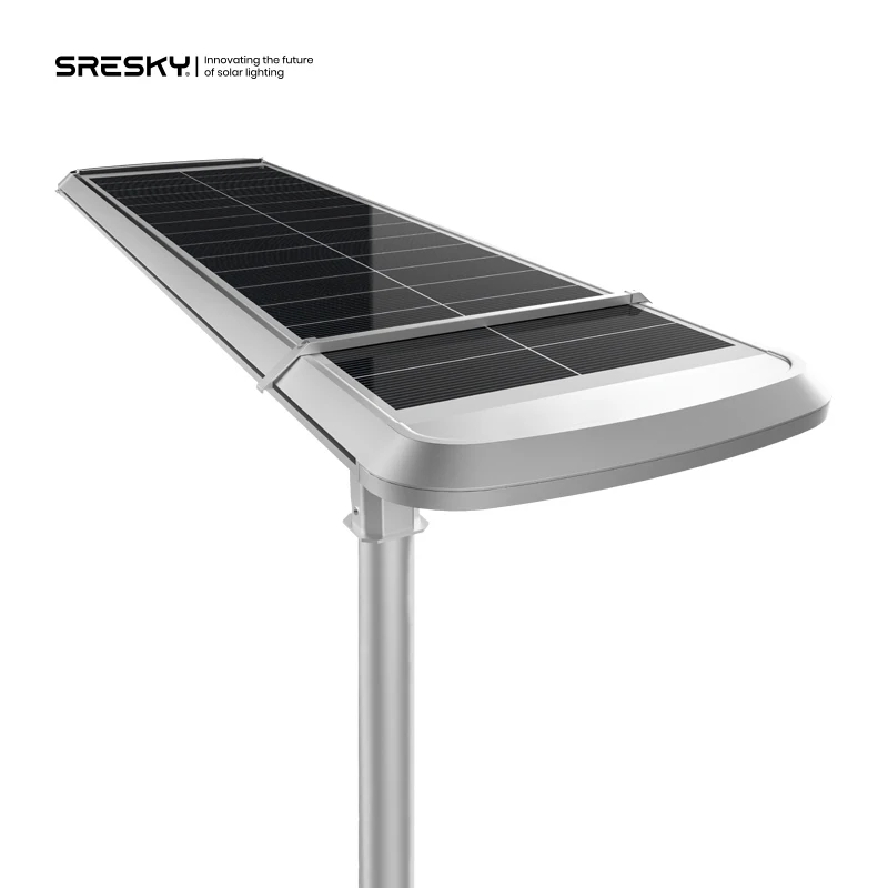 

Sresky New Product Outdoor Waterproof Ip65 Solar Lamp 40w 80w 100w 150w Solar Street Lights with Split Led Street Light