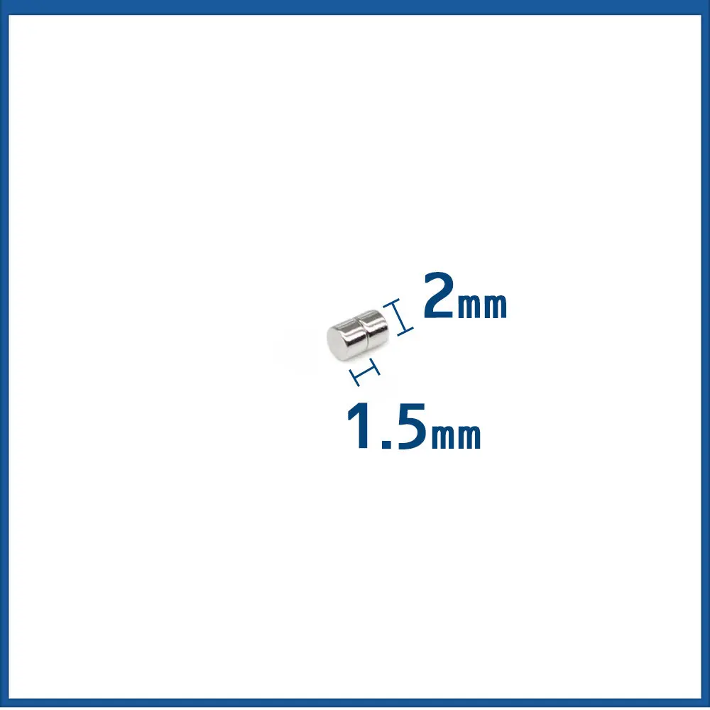 

100/200/500/1000/2000/5000pcs 2x1.5 Small Round Powerful Magnets Disc 2mm x 1.5mm Neodymium Magnet 2x1.5mm Magnet Strong 2*1.5