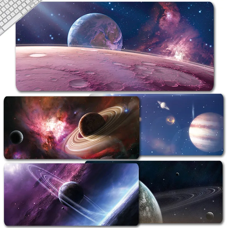 

Table Mat Mouse Pads Hot Pad Universe Space Solar System Planet Mousepad Gamer Accessories Mausepad PC Gamer Gaming Laptop Mat