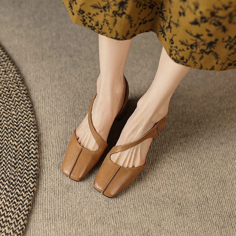 

Женские туфли-лодочки на высоком каблуке с квадратным носком