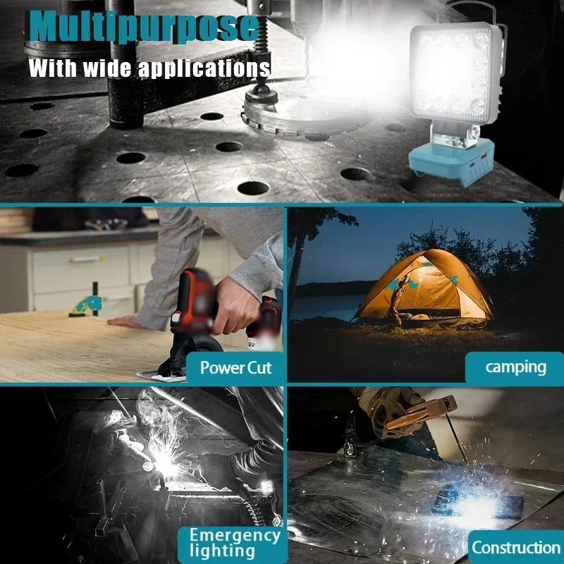 Автомобильные светодиодные рабочие фонари фонарики электрический фонарь