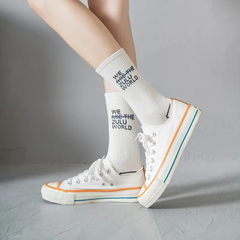 

Носки женские хлопковые в Корейском стиле, 4 пары