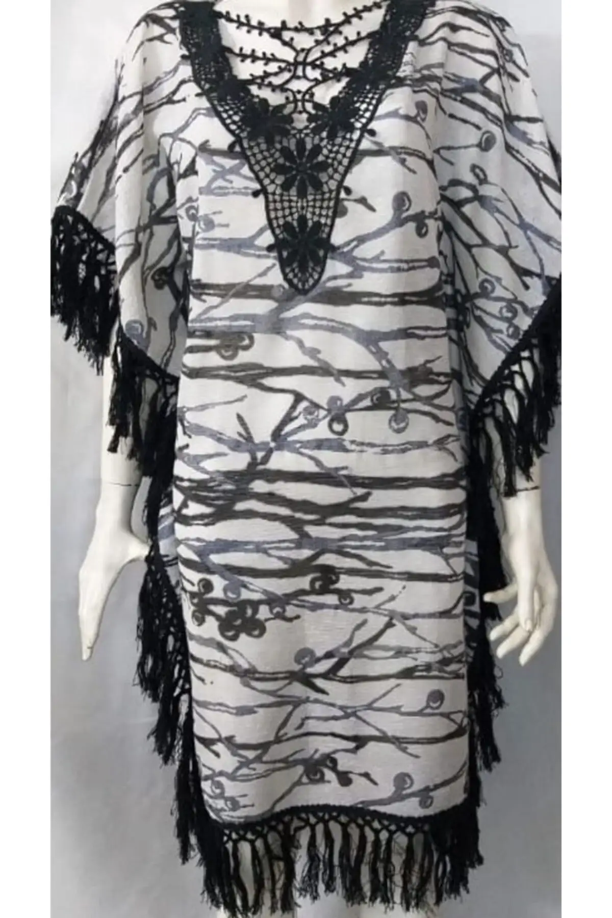 

Women's Pareo Black White Swimwear Cover Up Dress Sexy Tunic Suit Beachwear Female Beach Bikini Cover Loose Mini Dress