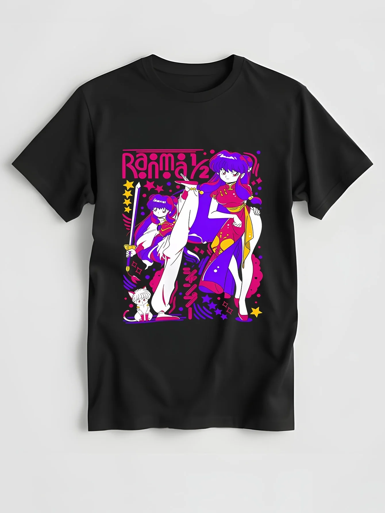 Футболка с шампунем Румико Такахаши Ранма 12 девочка кавайная забавная футболка