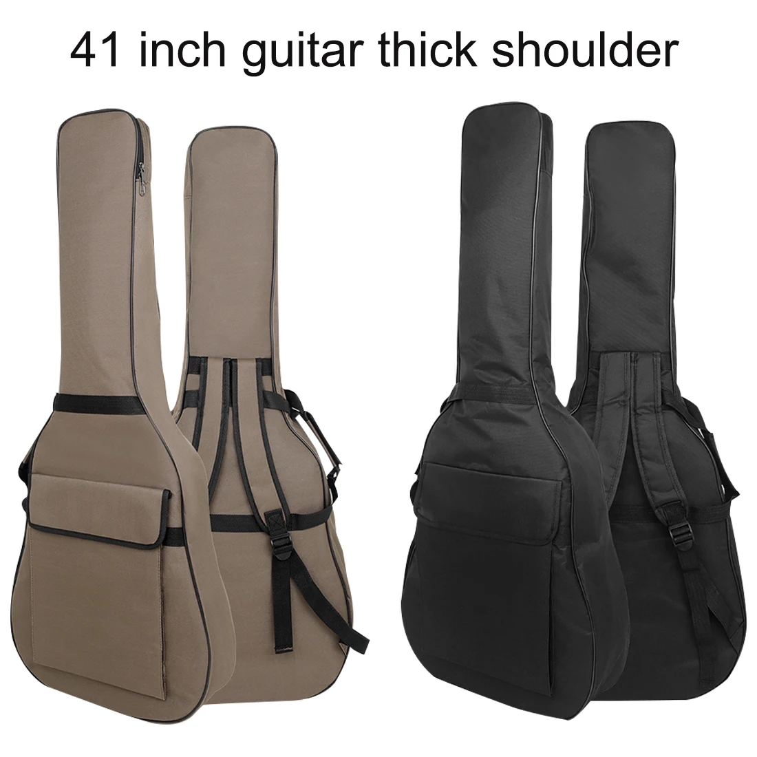 

41 Inch Guitar Bags Waterproof and Moisture-Proof Thickening Carry Case Backpack Double Shoulder Bags Guitar Accessories