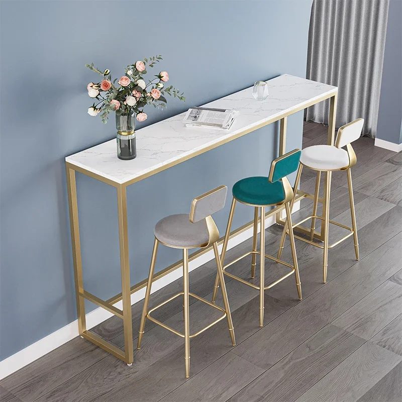 Современный барный шезлонг дизайнерский магазин высокая кухонная стойка