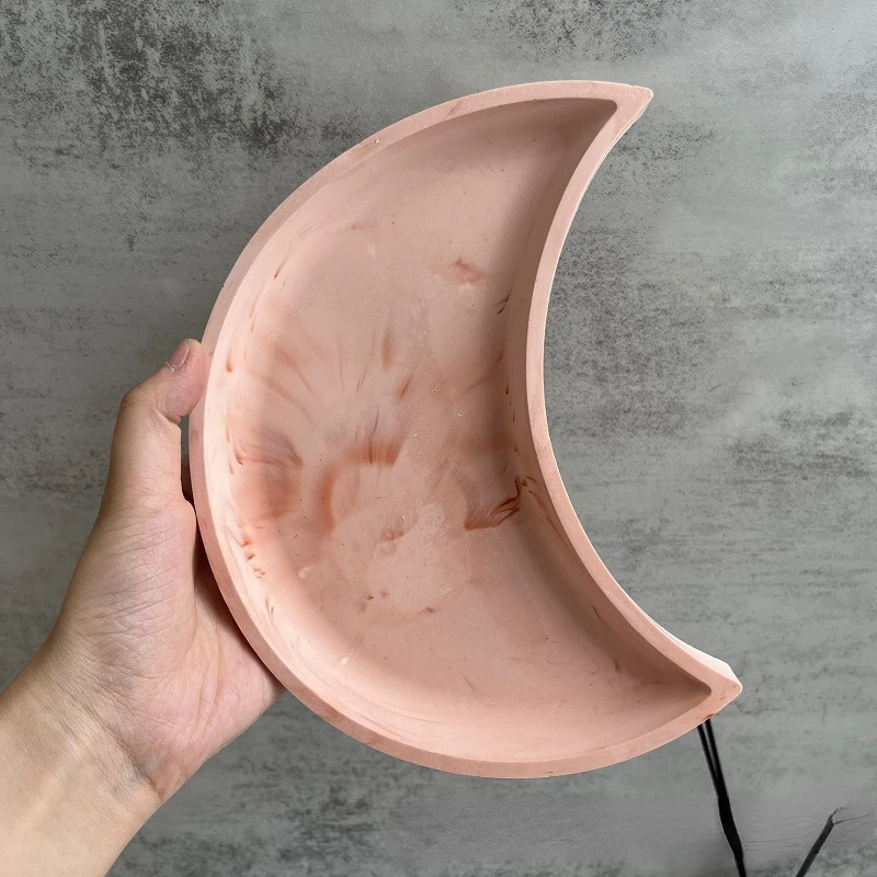 Силиконовая форма Moon коробка для хранения зеркальная гипсовая смола сделай сам