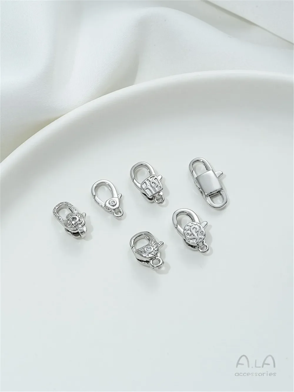 14-каратное золото циркониевая пряжка-лобстер аксессуары весенняя пряжка в форме