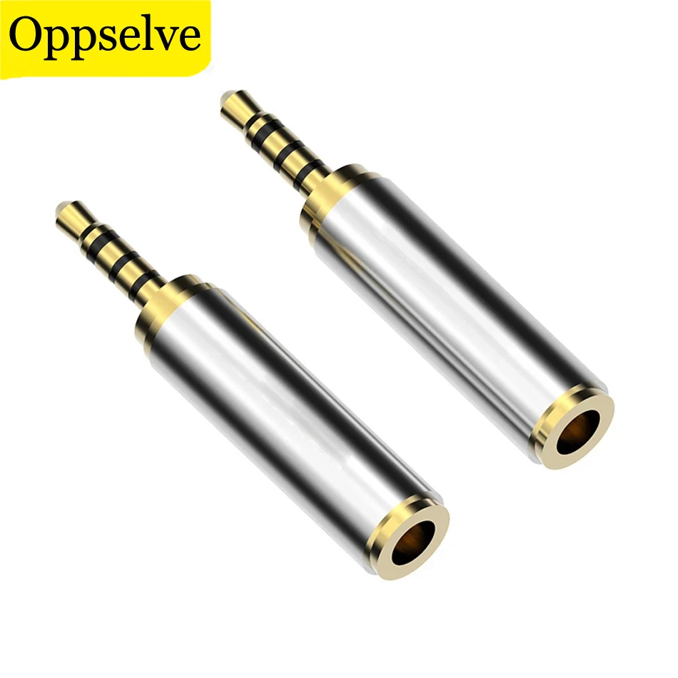 Mini Protable Jack 3.5 mm to 2.5 mm Audio Adapter 2.5mm Male to 3.5mm Female Plug Connector for Aux Speaker Cable Headphones Mic