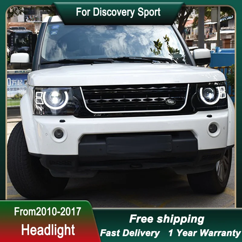 Автомобильные светодиодные фары для Land Rover Sport Discovery 3 4 2010-2017 полностью DRL