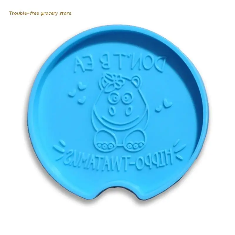 

Coaster Epoxy Resin Mold Tray Plate Cup Mat Pad Silicone Mould DIY Crafts Decor