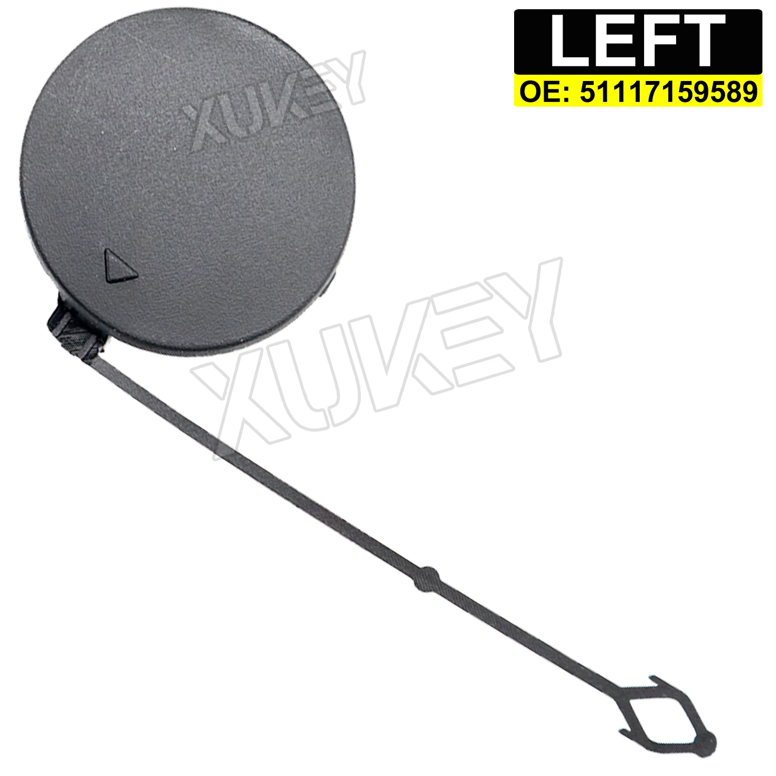 

Для BMW X5 E70 3.0si 4.8i 3.0d 2007-2010 передний фаркоп, крышка проушины, левый и правый бампер, буксировочная крышка, неокрашенная 51117159589 51117159590