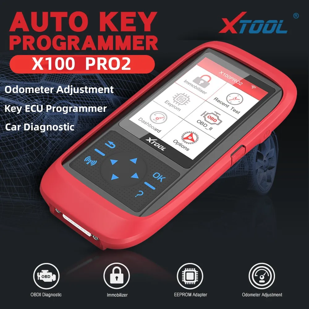 

Xtool X100 Pro2 A+ Auto Key ECU Programmer Mileage Adjustment X100 Pro 2 OBD2 Car Diagnostic Tool EEPROM Car Code Reader Scanner