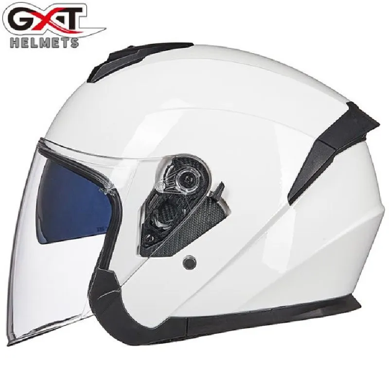 Motorcycle Helmet Open Face ECE DOT Certification Summer Motocross Double Lens ABS Material Safety Moto Helmets For Man Women enlarge