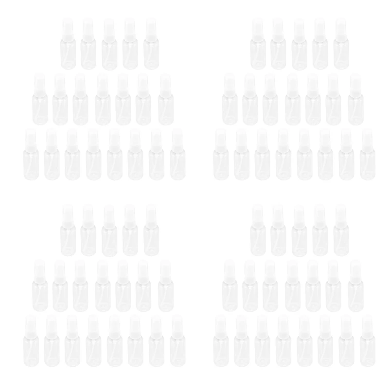 

Прозрачная пластиковая бутылка-распылитель для тумана, 80 шт., 30 мл (1 унция), прозрачная дорожная бутылка, портативная многоразовая бутылка-распылитель