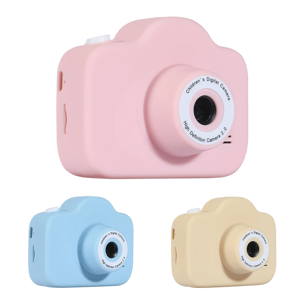 

2-Дюймовая зеркальная фотокамера с HD IPS экраном, образовательная Милая мультяшная фотокамера, подарок на день рождения, цифровая камера с USB-...