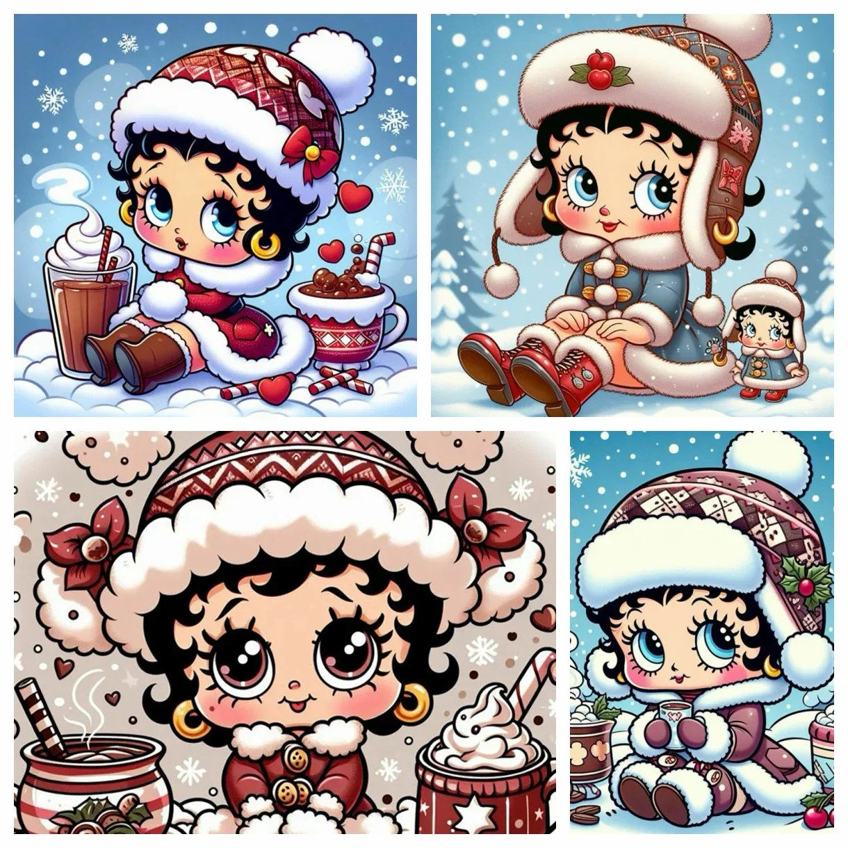 Алмазная картина в американском стиле Summah Molniy Сделай сам снежный пейзаж