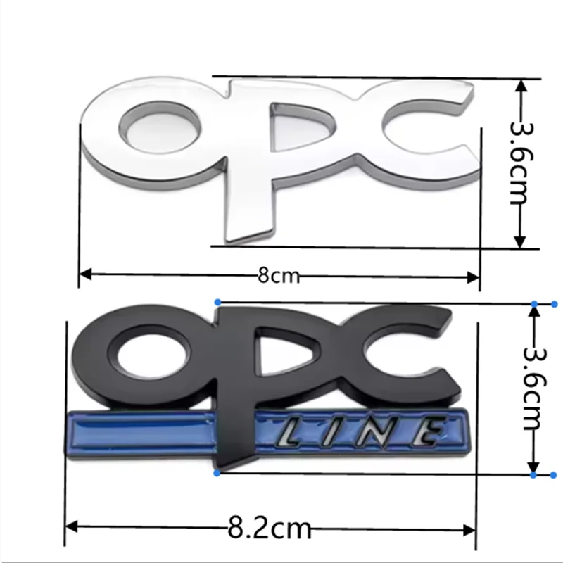OPC Line Передняя Решетка Эмблема Значок Хвост Логотип Наклейки Для Opel Astra G H J K F Corsa D