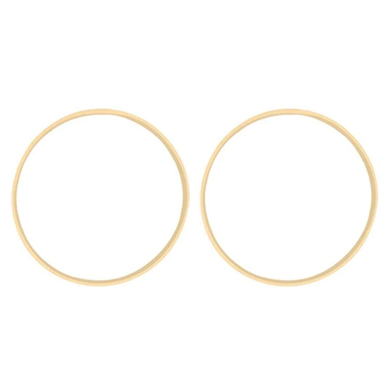

2X бамбуковые кольца мечты, деревянный круглый Ловец, DIY обруч 20,5 см