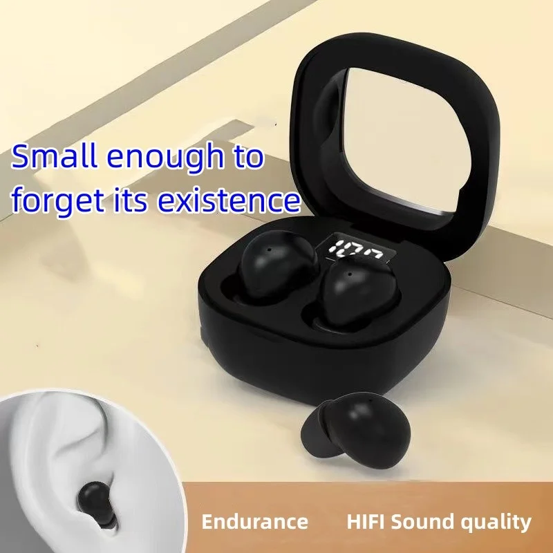 

Миниатюрные наушники Bluetooth, гарнитура для сна, невидимые наушники для игр, музыки, двухрежимные Высококачественные Универсальные наушники ...