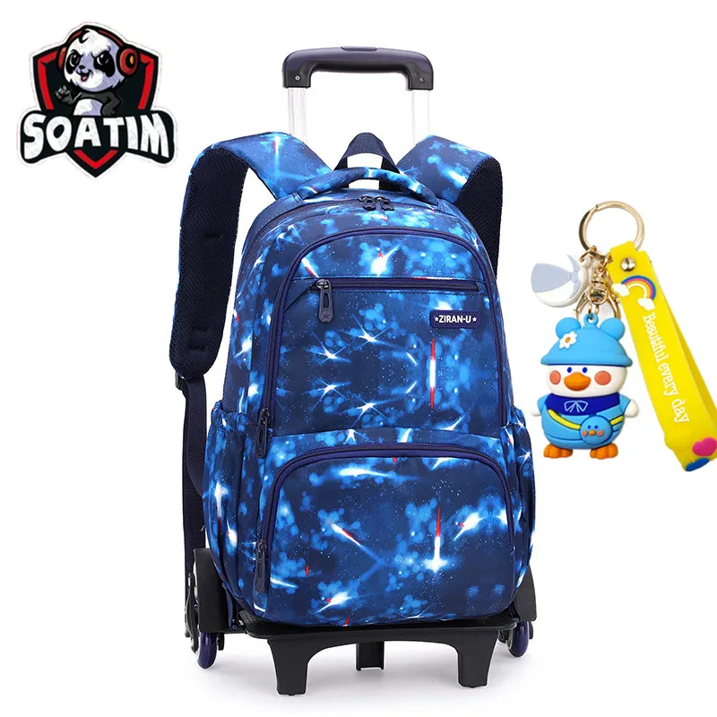 

Детские школьные портфели на колесиках, детские рюкзаки на колесиках, чемодан на колесиках для девочек и мальчиков, школьный ранец