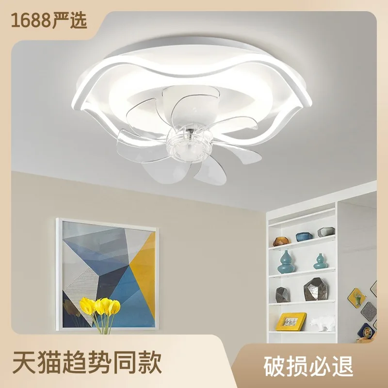 

Современный минималистичный потолочный вентилятор, лампа для гостиной, спальни, столовой, потолочный вентилятор, креативный домашний Интеллектуальный источник света с частотой