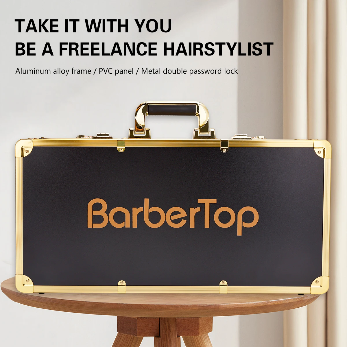 Золотой чехол для парикмахерских инструментов парикмахерская машинка стрижки