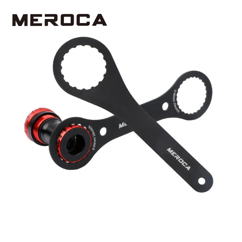 

MEROCA Bike Stand Wrench 44mm 46mm 49mm 16/24 Notch for IXF BB51 BB52 DUB Installation Repair Bike Bottom Tool