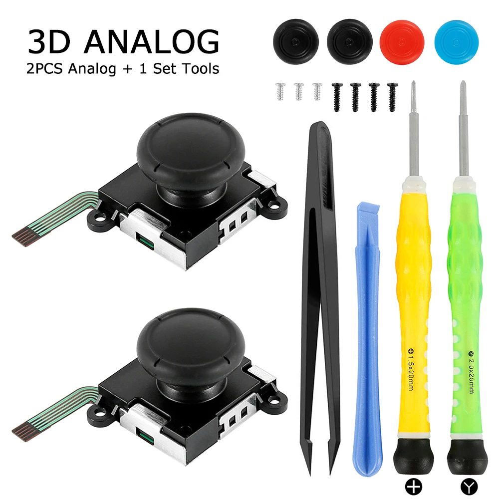 

Сменный аналоговый джойстик Joy-con для Nintendo Switch NS Joystic JoyCon, инструмент для ремонта