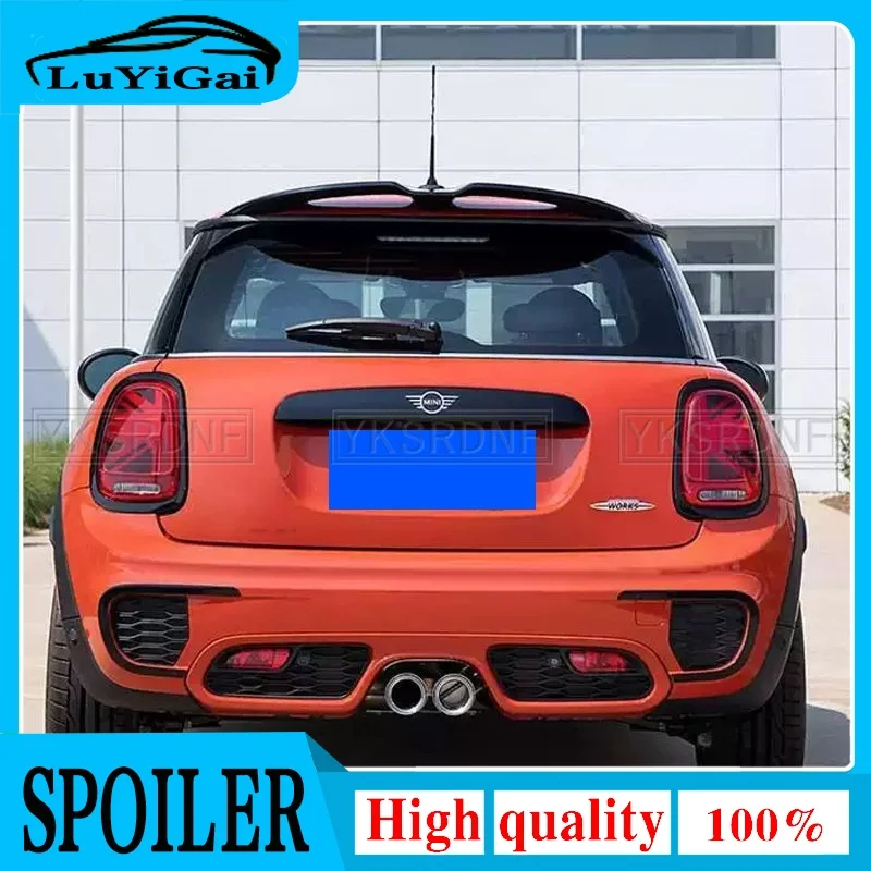

For MINI Cooper S 2.0T F56 F55 S JCW Spoiler High Quality FRP UNPAINTED / REAL CARBON FIBER 2013-2020