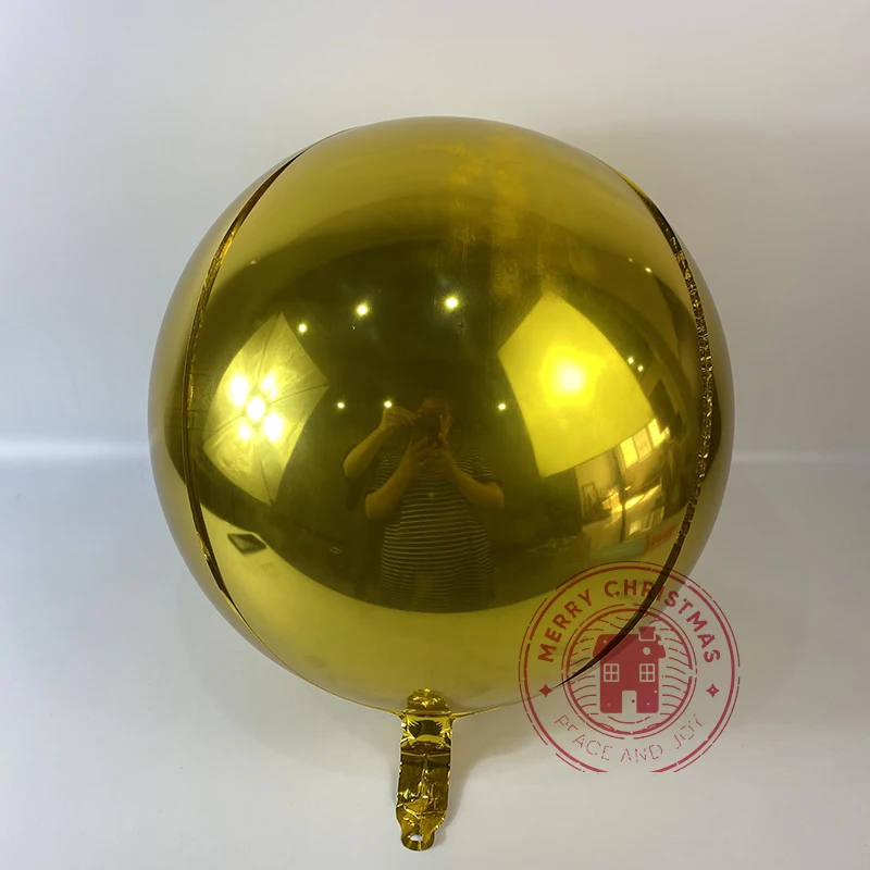 22-дюймовые воздушные шары с металлическим блеском розовое золото 4D алюминиевая