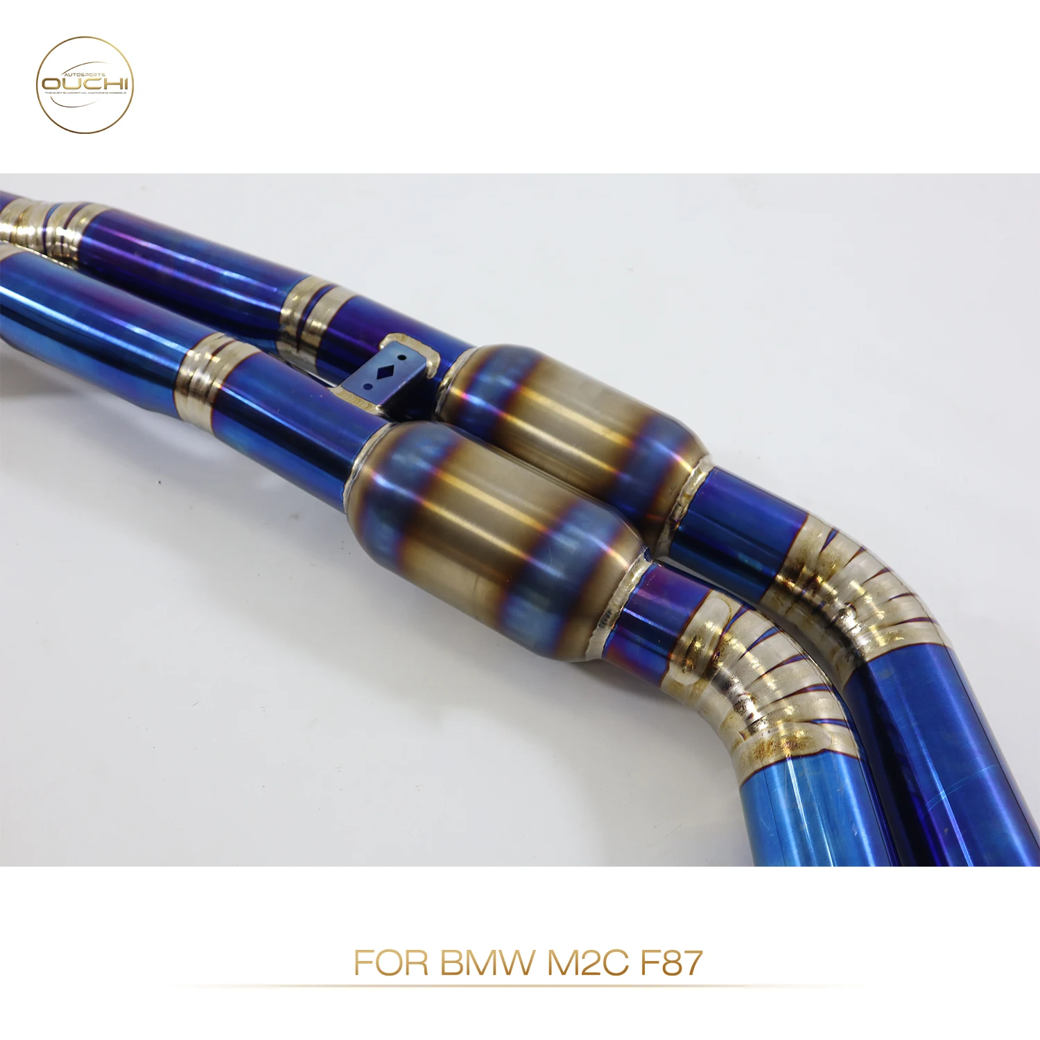 Выхлопная система OUCHI с титановым покрытием для BMW M2C M2 Competition F87 3 0 T S55 глушитель