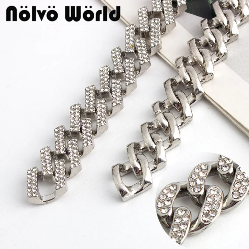 

1-5 штук, цинковый сплав толщиной 3 и 4 мм, 2 размера, серебряные аксессуары для рюкзака, ремешок для сумки