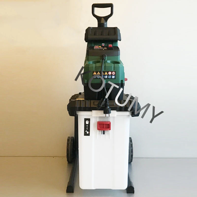 Электрический измельчитель ветвей 220 В 2800 Вт 60 л дробильные листья