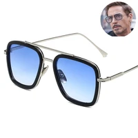 zonnebrillen iron man glasses movie superhero peter parker cosplay lentes tony stark edith sunglasses prop