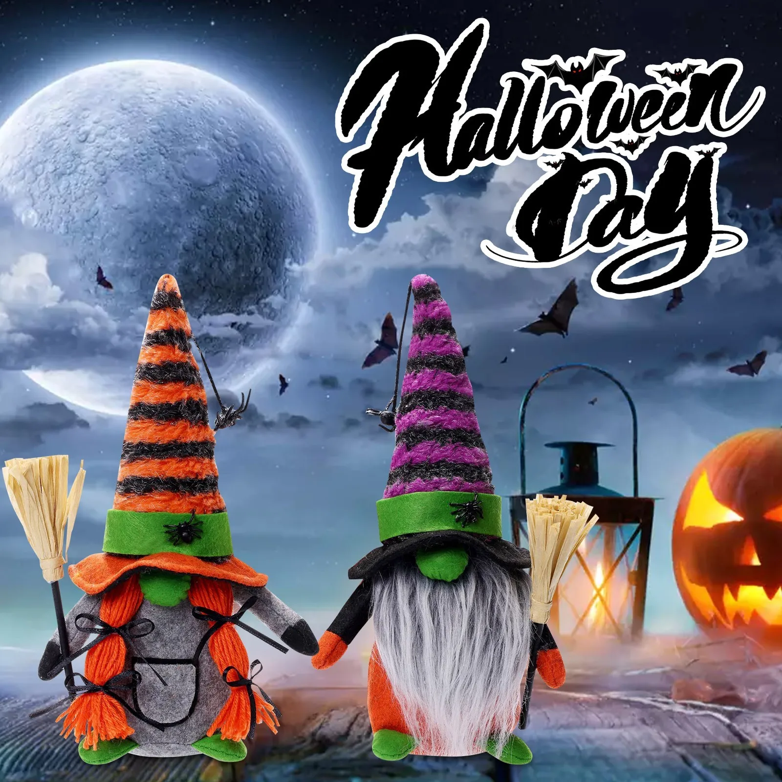 

Halloween Witch Witch Adornment Adornment Faceless Doll Dwarf Day Doll Adornment（1 PC） Foot Statue