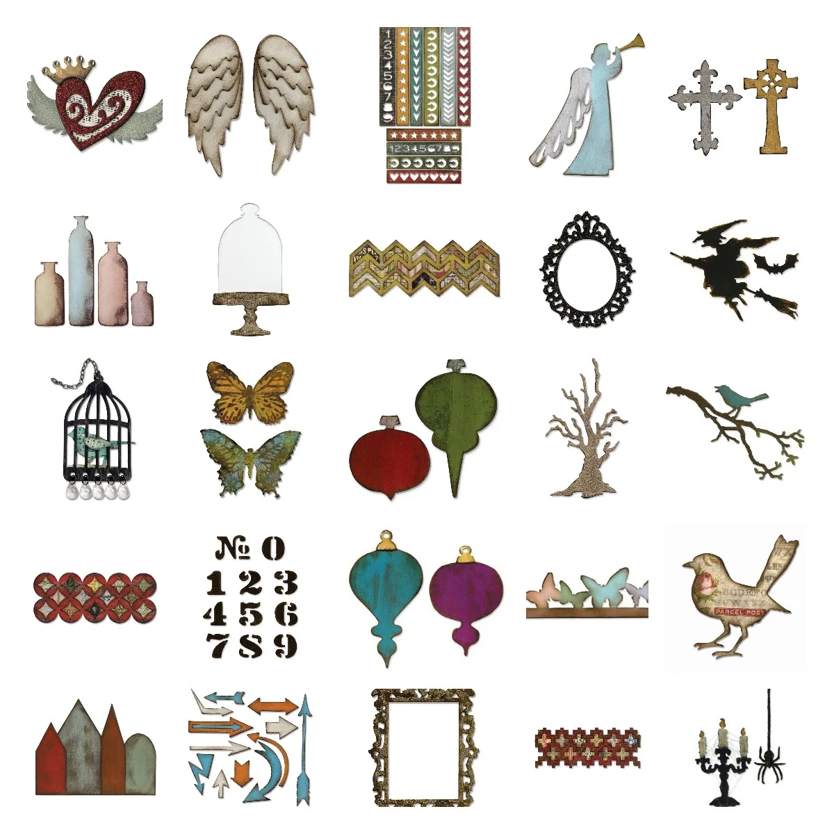 

Wings of Love Number Tag Metal Cutting Dies Scrapbooking New Make Photo Album Card Diy Paper Embossing Craft Supplies 2022