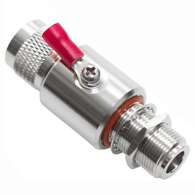 

Arrestor N Male To Female Bulkhead 50 Ohm 0-3Ghz With 90V Gas Tube Coaxial Wifi Arrester ( Arrestor N Male To Female)