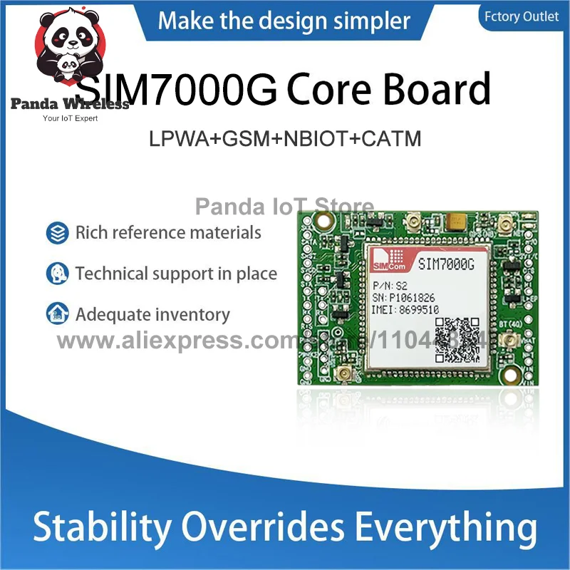 Фото SIM7000G Core BOARD LPWA+NBIOT+CATM+GSM 23PIN B1/B2/B3/B4/B5/B8/B12/B13/B17/B18/B19/B20/B25/B26/B28/B39 с GPS-антенной FPC №3