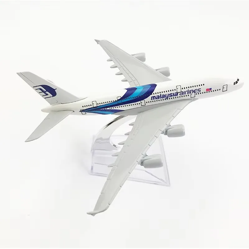 16 см A380 Malaysia Airlines модель самолета масштаб 1:400 сплав металла Airbus подарок