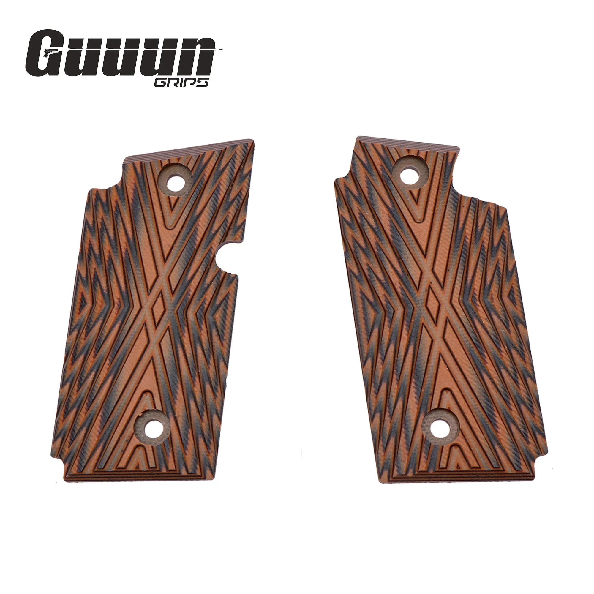 Ручки Guuun G10 для Sig Sauer P238 с агрессивной текстурой OPS Crosshatch