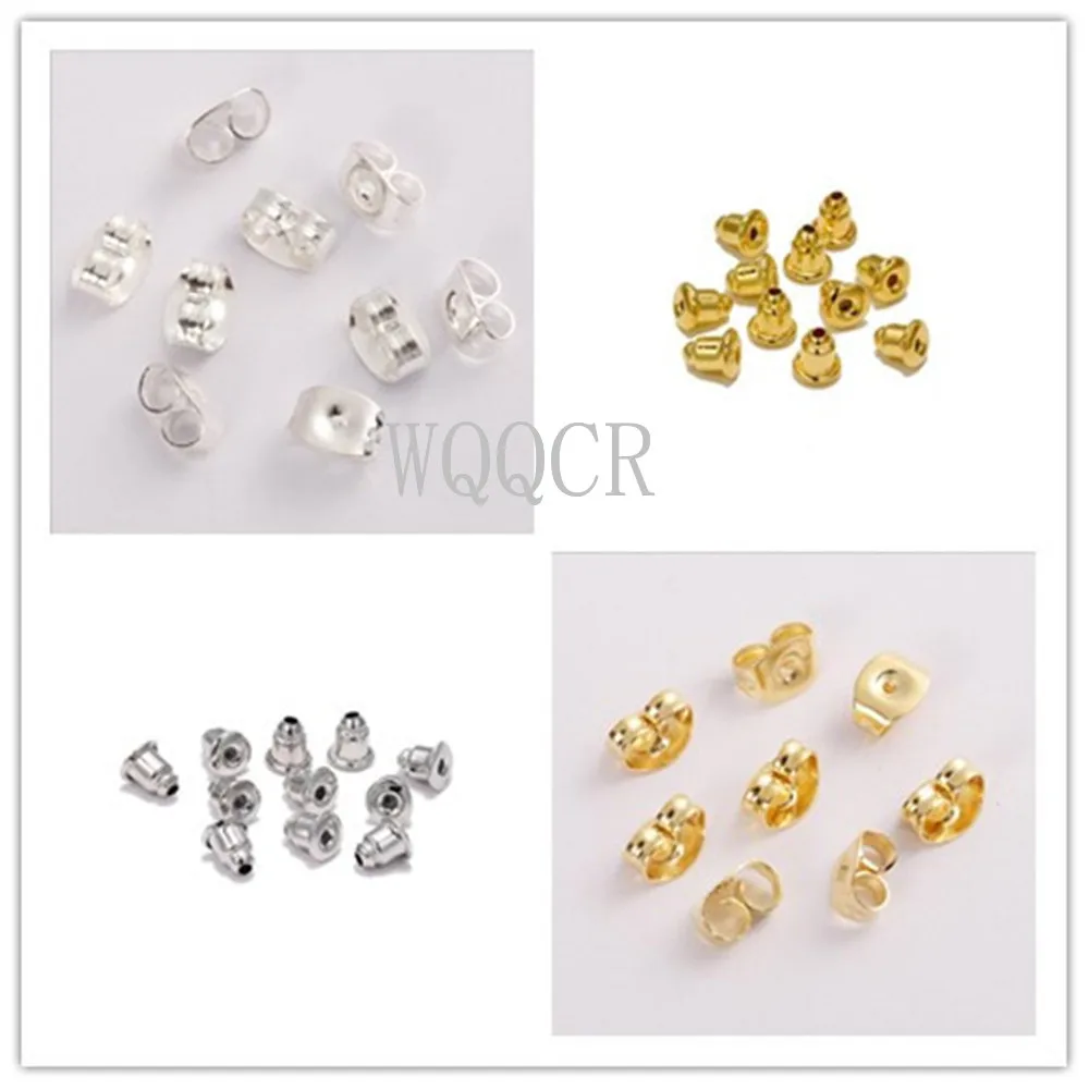 

Застежки для сережек-гвоздиков 200 шт./лот, застежки для сережек, застежки для сережек «сделай сам», застежки для сережек, принадлежности для ...