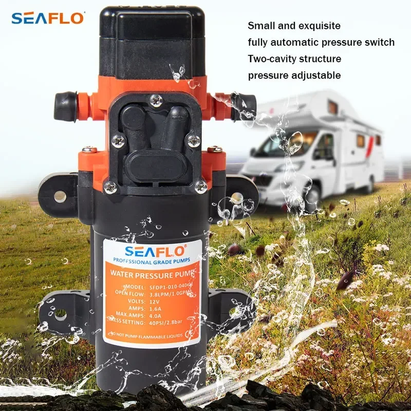 SEAFLO DC 40PSI 12 В морской водяной насос для автофургонов с маленькой диафрагмой