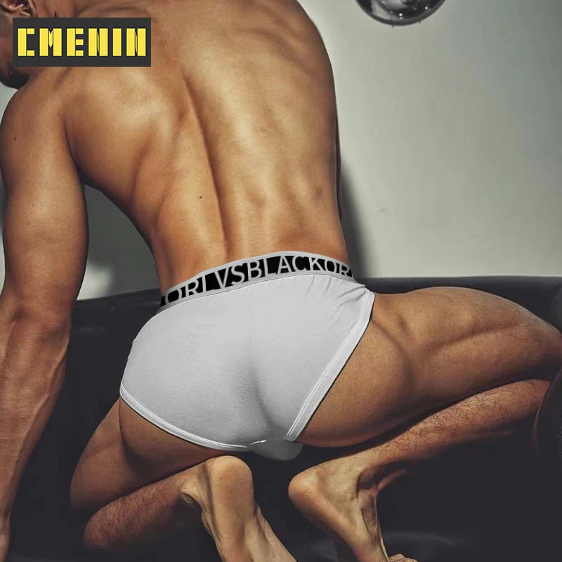 

Трусы-джоки Мужские дышащие, пикантное нижнее белье, модные хлопковые трусы для геев, плавки, 1 шт.