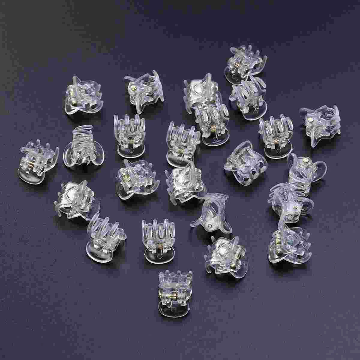 

24Pcs Hair Claws Clip Hair Claws Jaw Hair Clips Octopus Hair Grips for Transparent