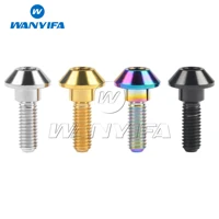 wanyifa titanium bolt m6x 20mm tapered ball conical head for yamaha bicycle motorcycle brake brakes