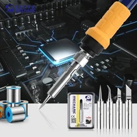 mechanic 900m t series lead free pure copper electric soldering iron tip welding tips for pcb bga ic chip repair solder tool kit