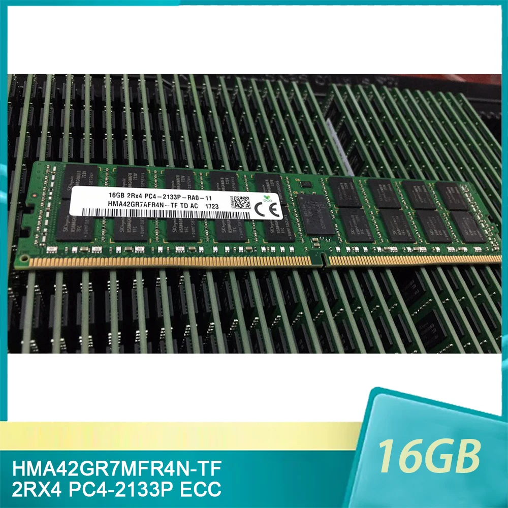 1 шт. для SK Hynix RAM 16 Гб 16 Гб HMA42GR7MFR4N-TF 2RX4 PC4-2133P ECC DDR4 2133 Серверная память